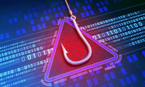 fishing hook over motherboard