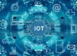 digital image of IoT capable devices scattered on the screen in small icons